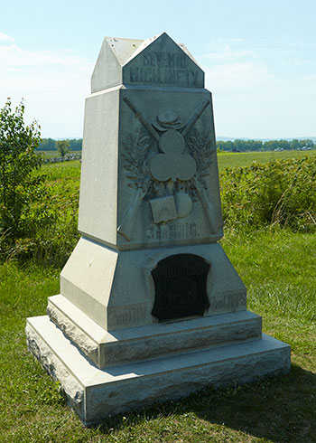 7th Michigan monument located at Gettysburg, PA. Image ©2015 Look Around You Ventures, LLC. 